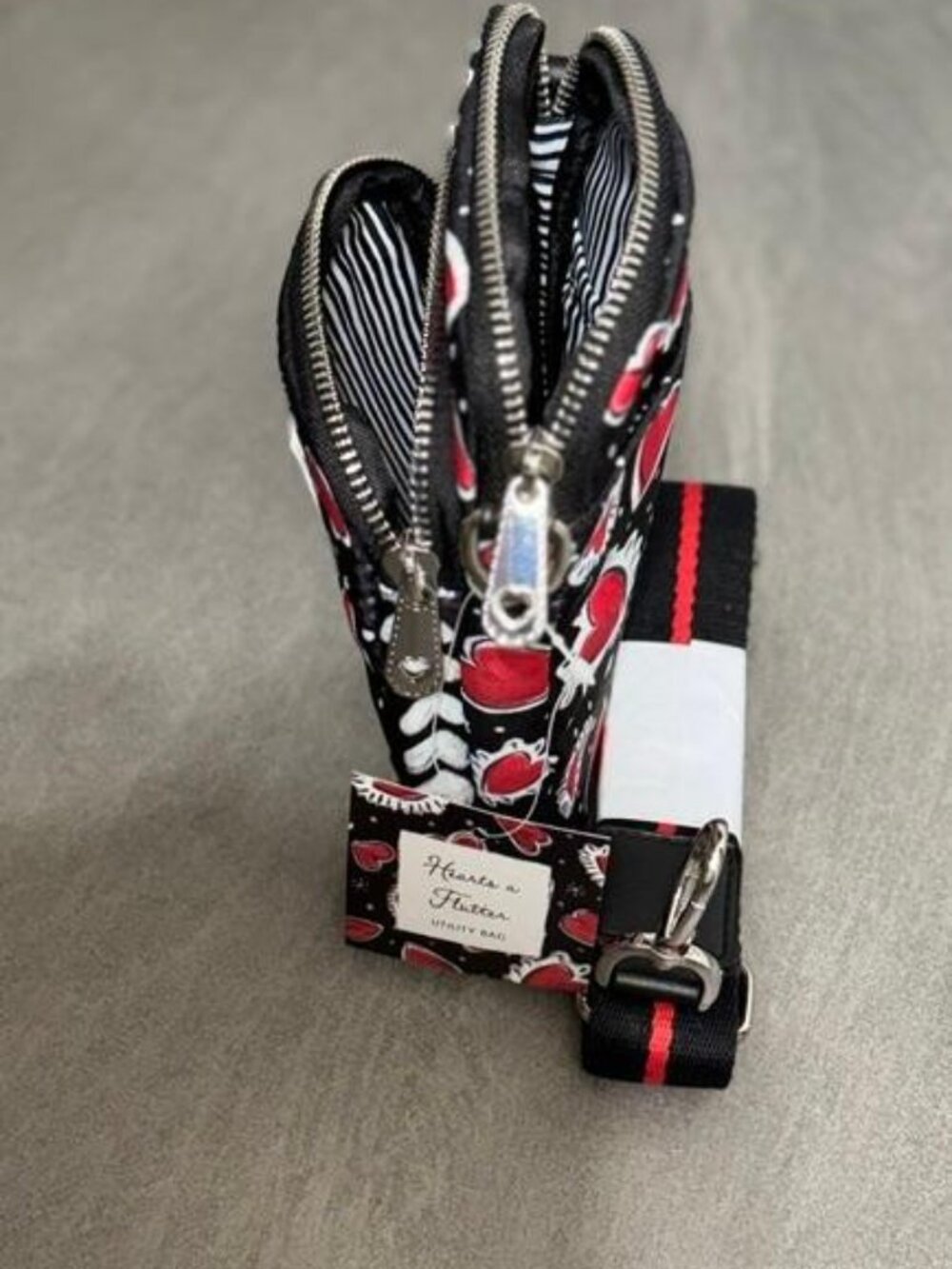 Brighton "Hearts A Flutter" Utility Bag Crossbody – NWT's– In Original Packaging